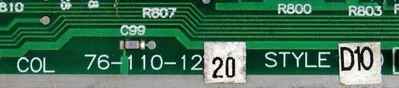 USED TELRAD 76-110-1220 CIRCUIT BOARD 761101220 STYLE D10