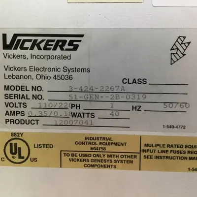 USED CINCINNATI MILACRON 3-424-2267A