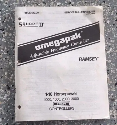 NEW SQUARE D PT10HA4 OMEGAPAK FREQUENCY CONTROLLER MOD. L16