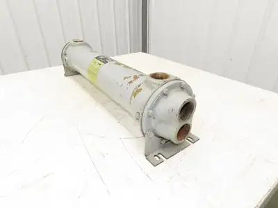 American Industrial AB-1003-C6-TP Shell & Tube Heat Exchanger 2-Pass 1.5"NPT