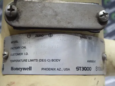 Honeywell STG170-A1G-00000-MB,SM,C1C3-645G Smart Pressure Transmitter QFr Used