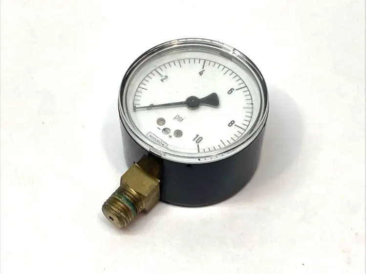 Used NOSHOK Pressure Gauge 0-10psi Air Gages Michigan US | Maverick Industrial Sales #1391681