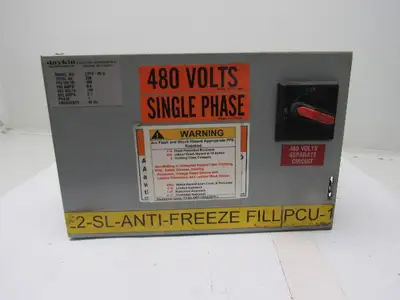 Daykin LTFS-09 U Electric Transformer Disconnect 250 VA PRI: 480V SEC: 120V