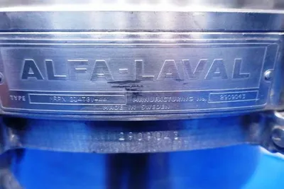 Alfa-Laval MRPX 214 TGV-44 warm milk separator, 316SS.