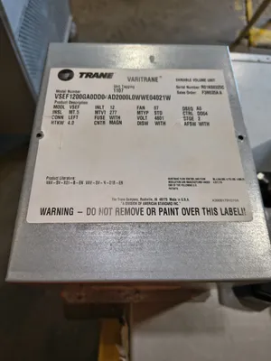 Used TRANE VSEF1200GA0DD04AD2000L0WWE04021W Air Pressure Regulators South Carolina US | ESS Industrial Equipment Sales #1557911