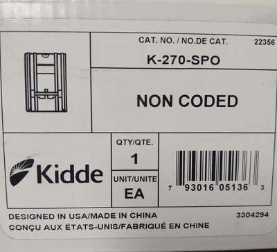 NEW Kidde K-270-SPO