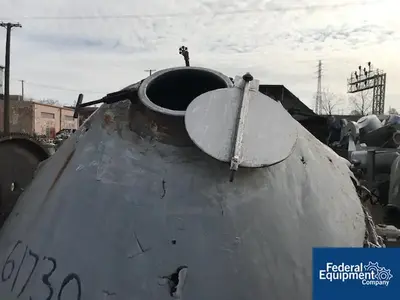 Used Patterson-Kelley 132 CU FT PATTERSON DOUBLE CONE VACUUM DRYER, S/S Double Cone - V Rotary Vacuum Dryers Ohio US | Federal Equipment Company #1542011