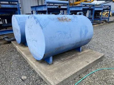 Used USED  500 GALLON CARBON STEEL HORIZONTAL TANK _UNKNOWN_ Carbon Steel Tanks North Carolina US | DH Griffin Used Equipment #1383709