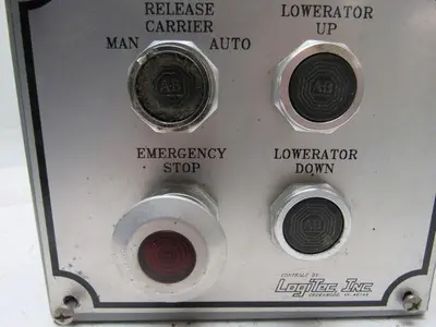 LOGITEC 4 FUNCTION Industrial Machine Controls 3 Function + E-Stop Lot/1