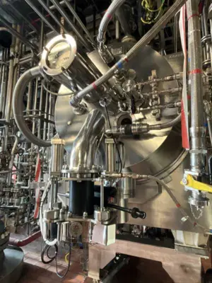 Krauss-Maffei HZ 800 Ph CIP peeler centrifuge, 316SS.