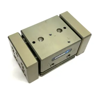 Used SCHUNK Long-Stroke Gripper Size: 32, Pneumatic 22.5mm Stroke Robot Parts Michigan US | Maverick Industrial Sales #1413487