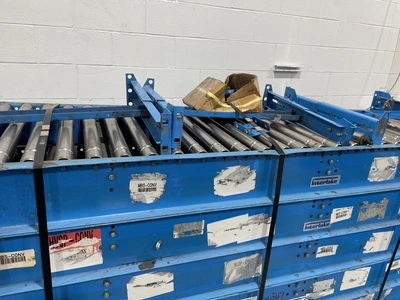 Interlake Roller Conveyer set, Width: 24", Length: 60', w/ motor