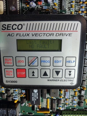 POWER MISER SECO SV3000 AC FLUX VECTOR VFD 50HP AC DRIVE 480V 3PHASE TESTED