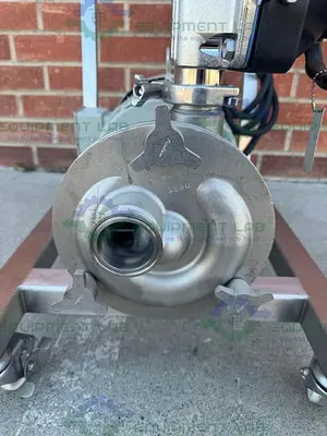 USED FRISTAM CENTRIFUGAL PUMP SKID W/ BALDOR RELIANCE 7.5 HP MOTOR 208/460V