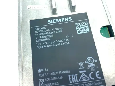 Used SIEMENS SINAMICS S110 CONTROL UNIT CU305 PN Industrial Controls | Maverick Industrial Sales #1109669