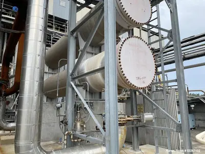 Used Southern Heat Exchanger 8500 Sq. Ft. 304L Stainless Horizontal Heat Exchanger – 51" x 26', Built 2019