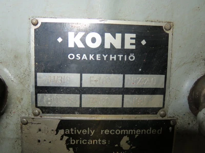 Kone Gear Reducer HHV318 , E-100