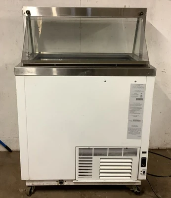 152-0229 Nelson BD6-DIP Ice Cream Dipping Cabinet Self Contained Freezer Chest