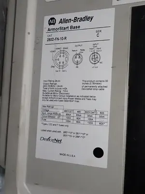 USED ALLEN BRADLEY 280DF12Z10CGRW3P1