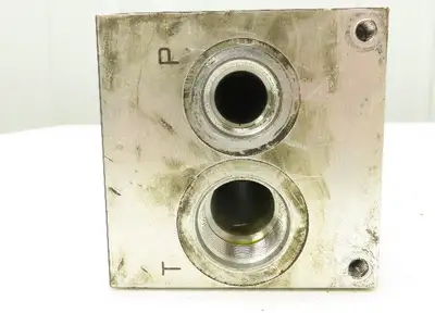Daman AD03HP074S/PC 7-Station Aluminum Hydraulic Manifold Valve Block D03 SAE