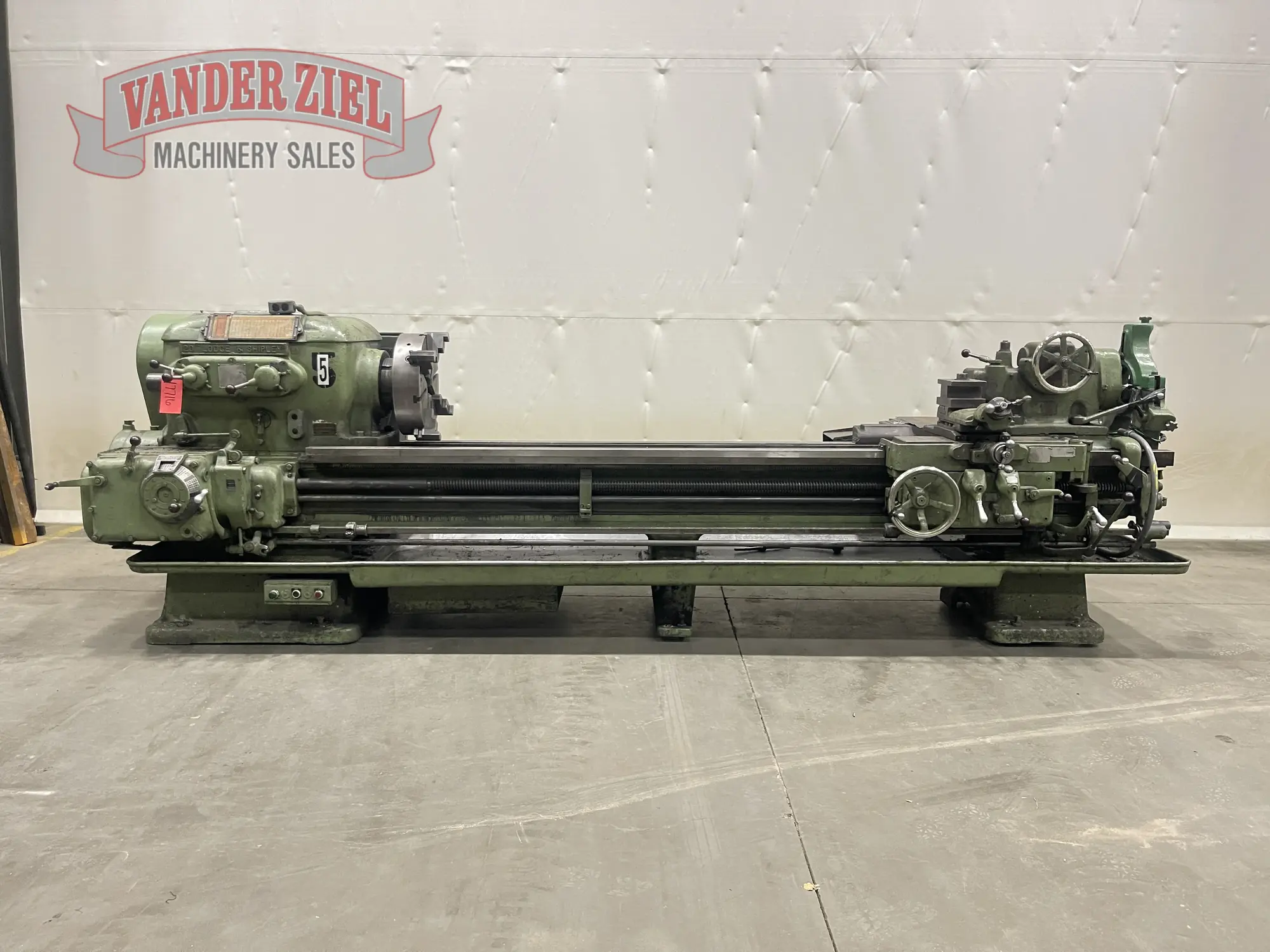 Used LODGE & SHIPLEY 24" X 108" LODGE & SHIPLEY LATHE, 2 7/8" SPINDLE MORE Engine Lathes Michigan US | Vander Ziel Machinery Sales #1281276