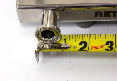 Pall Filtron Maximate Ext Cassette Filter Manual Clamp Stainless Steel USED 8593