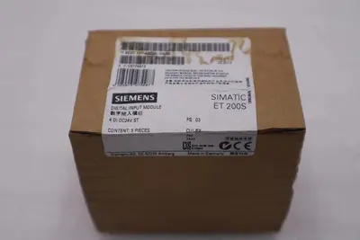 BOX OF 5 - SIEMENS NEW 6ES7 131-4BD01-0AA0PLC SIMATIC DP MODULES STOCK G411A