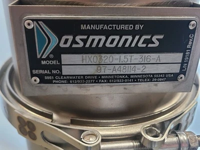 Stainless Steel OSMONICS SUEZ Vessel Cartridge Filter Housing HX0320-1.5T-316-A