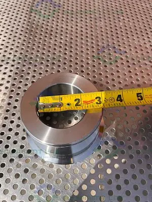 NEW CHEMGLASS TH-3123-242LPR STAINLESS STEEL 60MM POWDER PORT TO 4" SANITARY FITTING