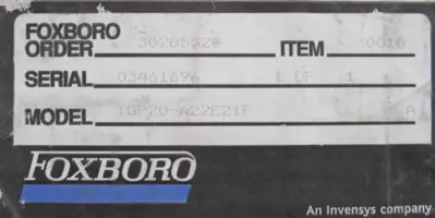 NEW FOXBORO IPG20-A22E21F PRESSURE TRANSMITTER 0-3000 PSI IPG20A22E21F