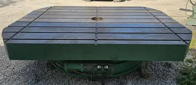 USED CINCINNATI-GILBERT 96" ROTARY AIR-LIFT TABLE