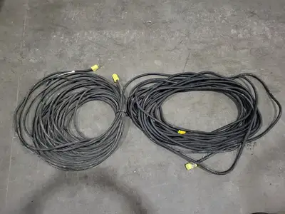 125 v 15a Power Extension Cord 120ft ea. Lot of 2