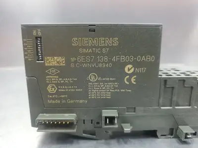 USED Siemens 6ES7138-4FB03-0AB0 Digital Output Module w/TM-E30C46-A1 Base