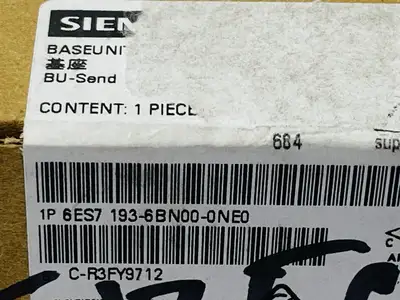 NEW SIEMENS 6ES7 193-6BN00-0NE0