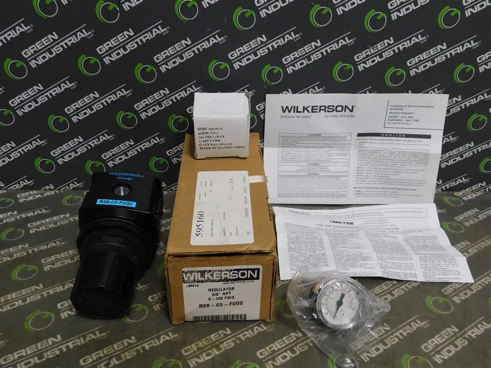 USED WILKERSON R28-03-F0G0