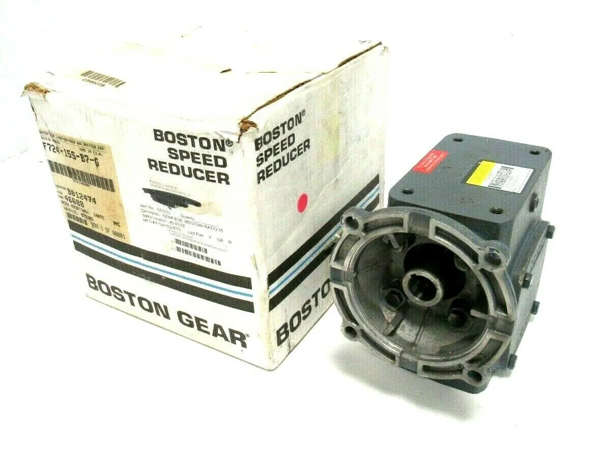 NEW BOSTON GEAR F724-15S-B7-G GEAR REDUCER 15:1 F72415SB7G