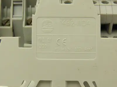 3, 4, 6-Wire Terminal DIN Rail 30" Lot of 91