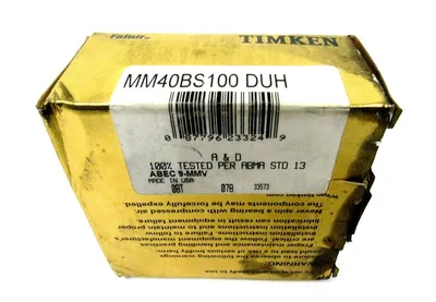 NEW TIMKEN FAFNIR MM40BS100 DUH SUPER PRECISION BEARING SET MM40BS100DUH