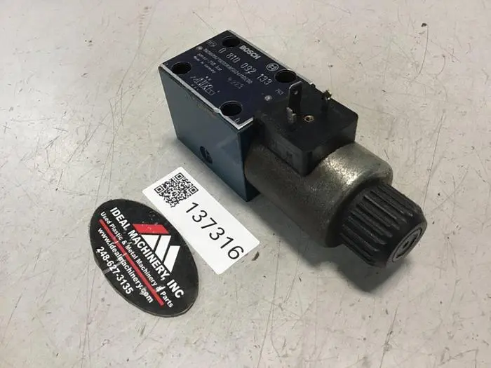 Used BOSCH 0 810 092 133 Valves/Fittings Michigan US | Ideal Machinery #579182