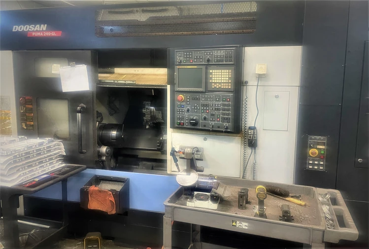 Used 2007 DOOSAN PUMA 240GL CNC Lathes Illinois US | Asset Exchange Corporation #20819