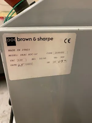 2001 BROWN AND SHARPE Global Status 12.22.10 Coordinate Measuring Machines | Machnet (12)