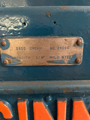 CINCINNATI INC 1810 Shears, Power Squaring Shears | Gulf Coast Machinery (4)