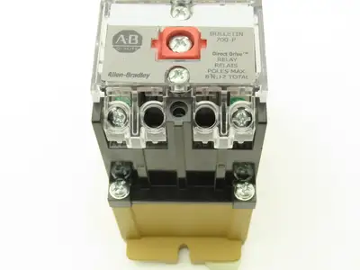 Allen-Bradley 700-P200A1 AC Relay 2 Pole Contactor 10A 600V 2NO 120V Coil Ser E