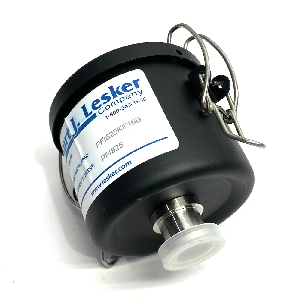 USED KURT J. LESKER MULTIMEDIA FILTER HOUSING, FLANGED