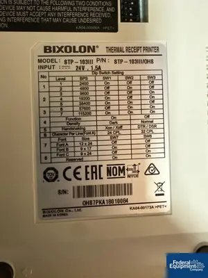 Used Unknown Bixolon STP-103II Thermal Receipt Printers, Lot of 14 Processing (misc) Ohio US | Federal Equipment Company #1557996