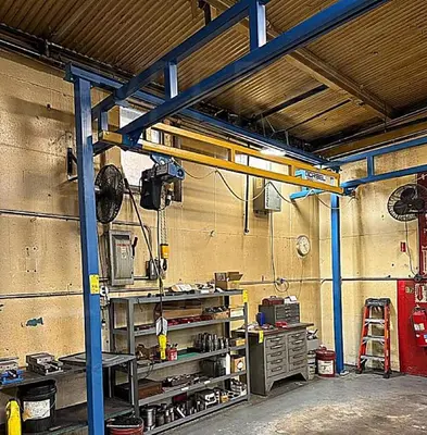 USED GORBEL WORKSTATION BRIDGE CRANE