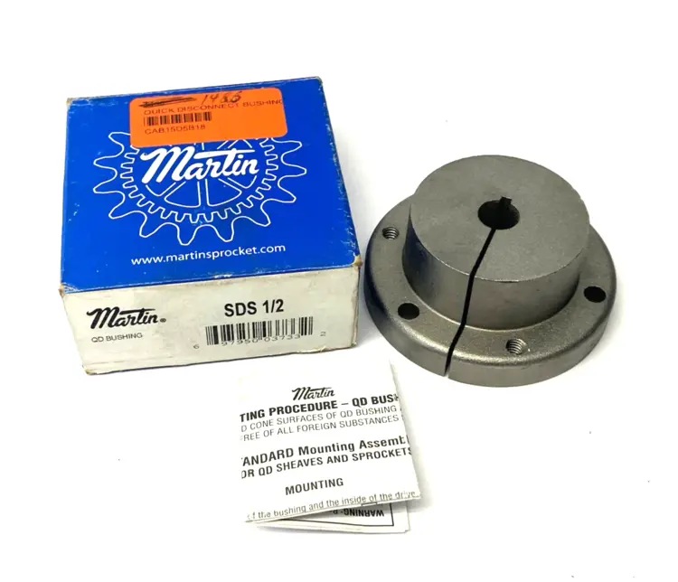 New | in-Stock Martin Quick Disconnect Bushing 0.5000 in Bore, 3.187 in Flg OD Parts Michigan US | Maverick Industrial Sales #1397899