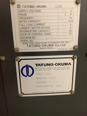 2015 OKUMA GENOS L250E CNC Lathes | PM Machines (4)