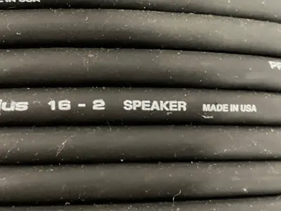 USED PRO CO 16 AWG 2C POWER PLUS SPEAKER CABLE