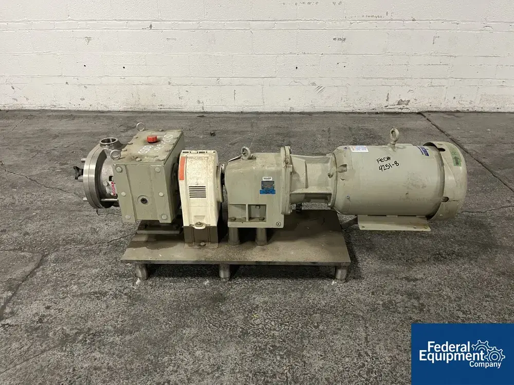 USED Fristam 2.5" Fristam Rotary Lobe Pump, S/S, Model FKL75